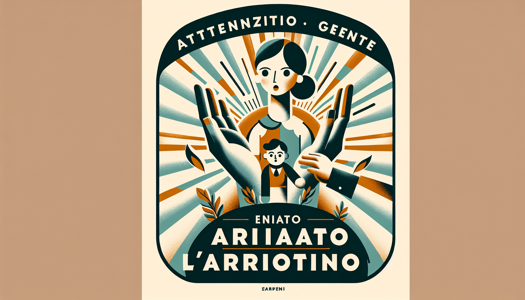 Crea una immagine con stile moderno e bella fa vedere, il testo deve essere in italiano, per questo testo: Attenzione gente. E' arrivato l'arrotino. Crea una immagine con stile moderno e bella fa vedere, il testo deve essere in italiano, per questo testo: Attenzione gente. E' arrivato l'arrotino.